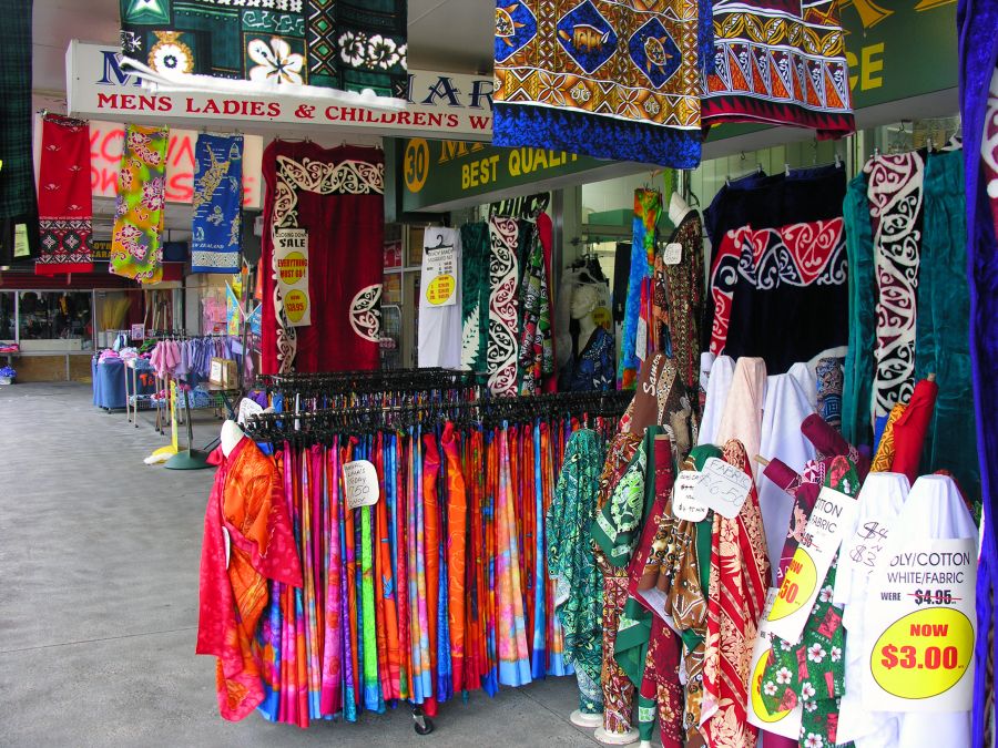 Browse the Pacific-culture stalls of Otara Market